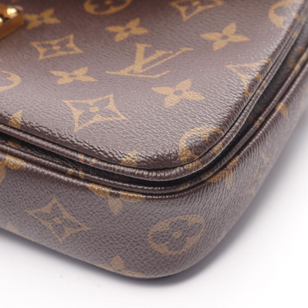 Louis Vuitton Monogram Leather Brown Handbag Canvas Metis Pochette - Picture 7 of 8